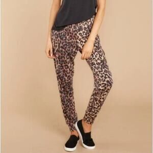 NWT Young Fabulous & Broke Martino Joggers Leopard Medium